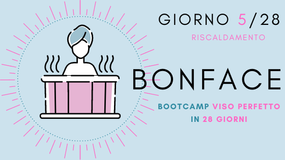 bonacce 5 chiara bonel misurina facegym massaggio facciale viso riscaldamento warm up
