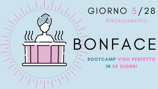 bonacce 5 chiara bonel misurina facegym massaggio facciale viso riscaldamento warm up